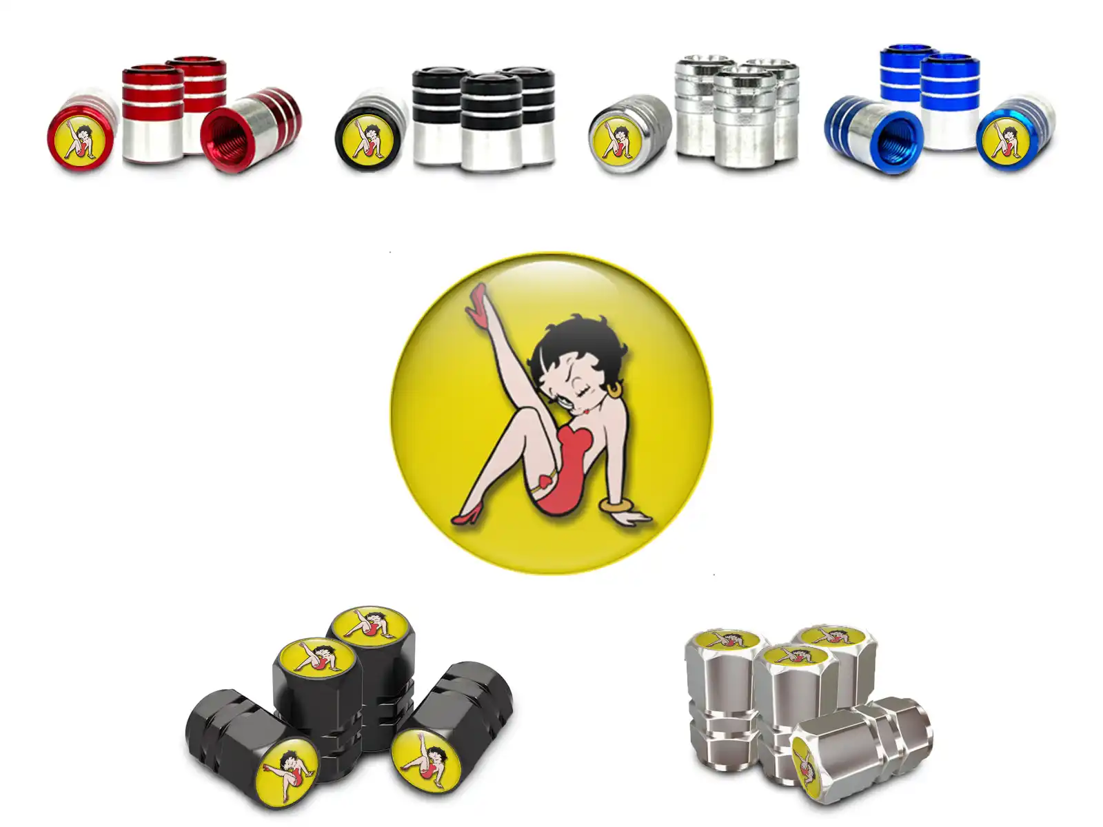 Wheel Valve Stem Caps for SUVs Max Design